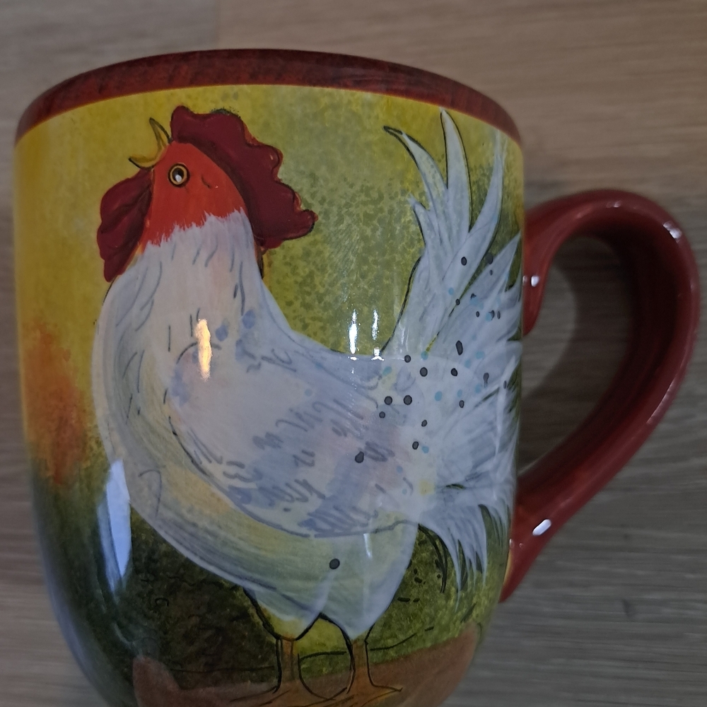 Rooster mug by Susan winget